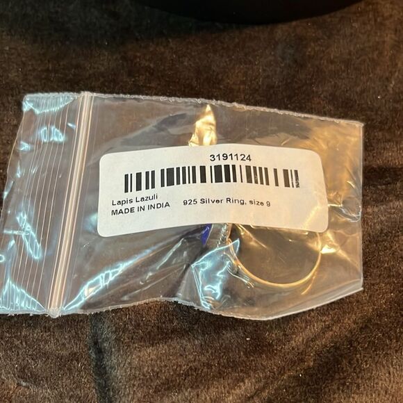 Artisan Crafted Lapis Lazuli 3.00 ctw Solitaire Ring in Sterling Silver 9 - Picture 8 of 13